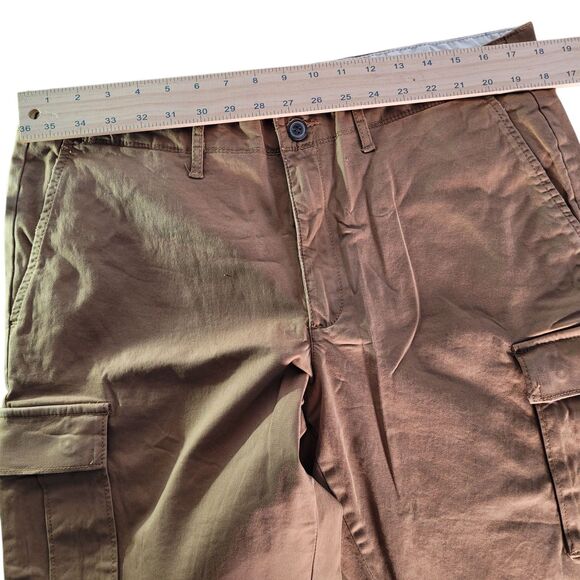 Goodthreads Men's Straight-Fit Vintage Stretch Cargo Pant Khaki Size 36X31 - Picture 13 of 14